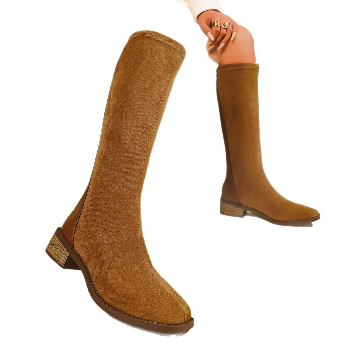 Women's Elegant Elastic Knee-High Boots