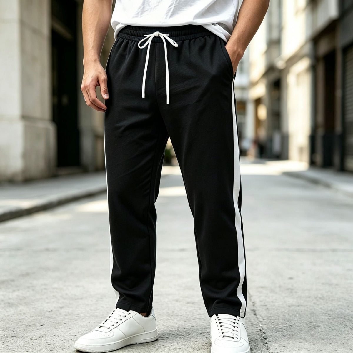 Men's Casual Multi-color Drawstring Sweatpants