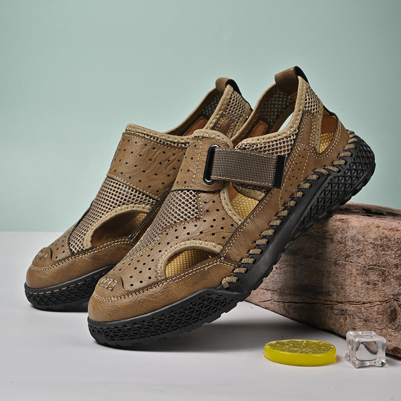 Men's Breathable Closed-Toe Sandals