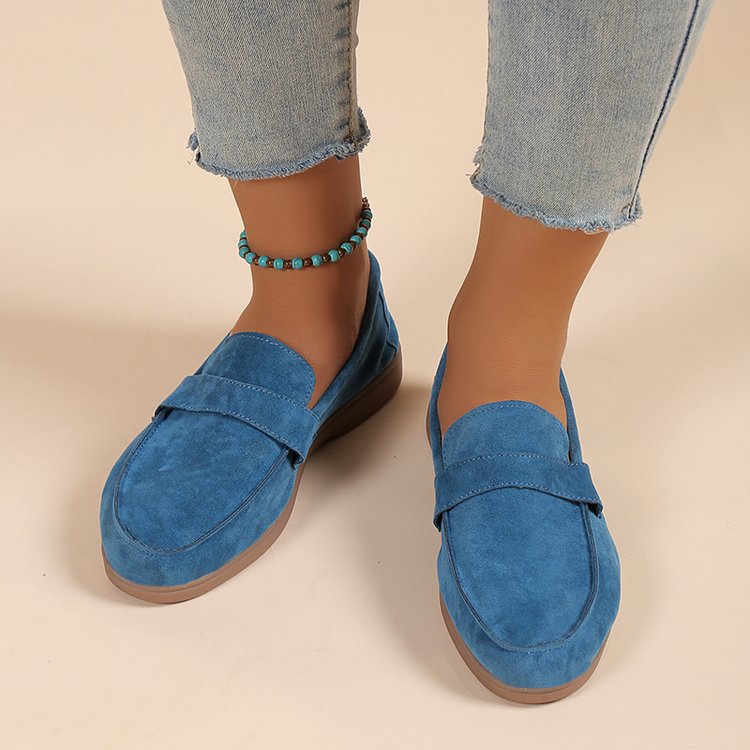 Casual Suede Loafer Flats