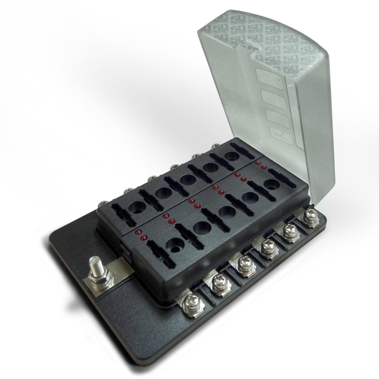 12 Way Standard LED Circuit Screw Fuse Block