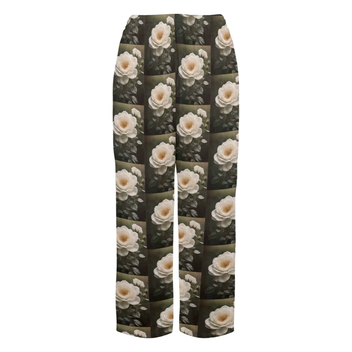White Rose Women's Pajama Trousers Without Pockets