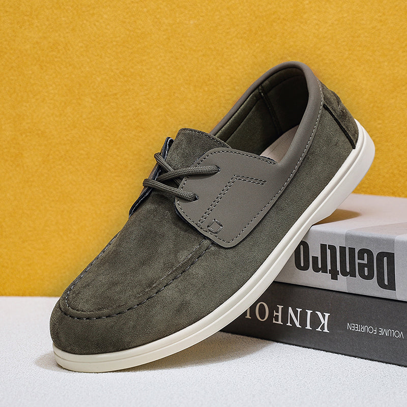 New Men's Casual Slip-On Flat Skate Shoes, Lazy Loafers For Men