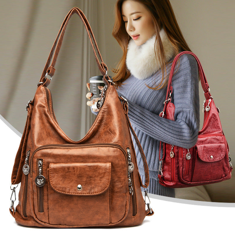 Women's Korean Style Multi-Use Backpack
