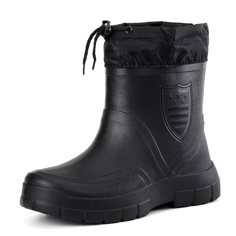 Men's EVA Low Barrel Rubber Shoes