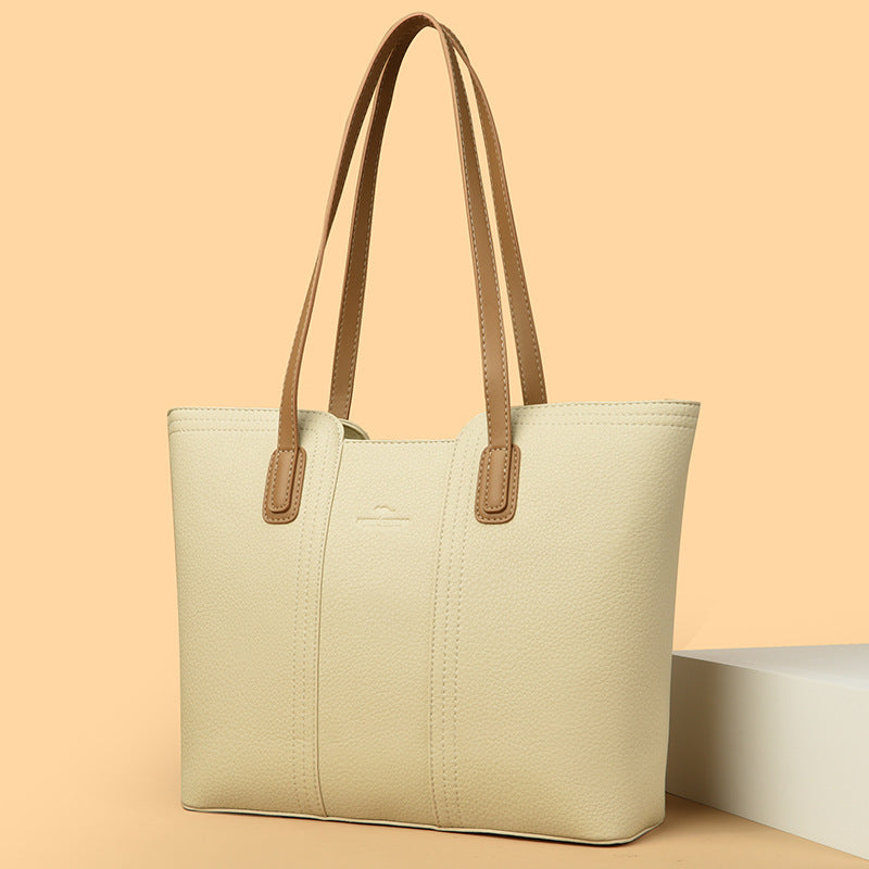 Women's Simple High-Capacity Waterproof Shoulder Bag Crossbody Bag