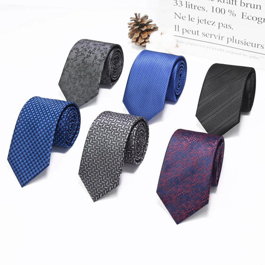 Corbata de poliéster y seda para hombre