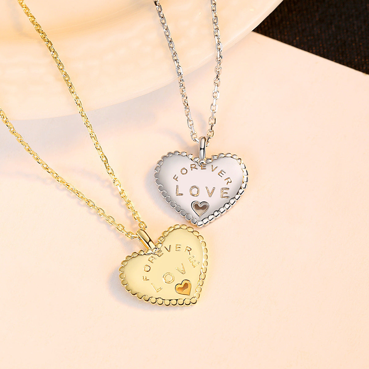 Heart Necklace Design S925 Silver