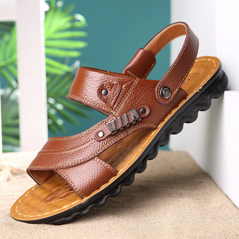 Men's First Layer Cowhide Sandals