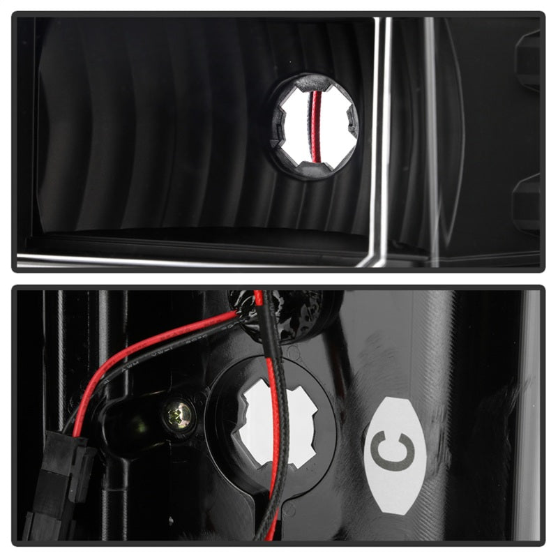 Spyder Chevy 1500 14-16 Barra de Luz Luces Traseras LED Todo Negro ALT-YD-CS14-LBLED-BKV2