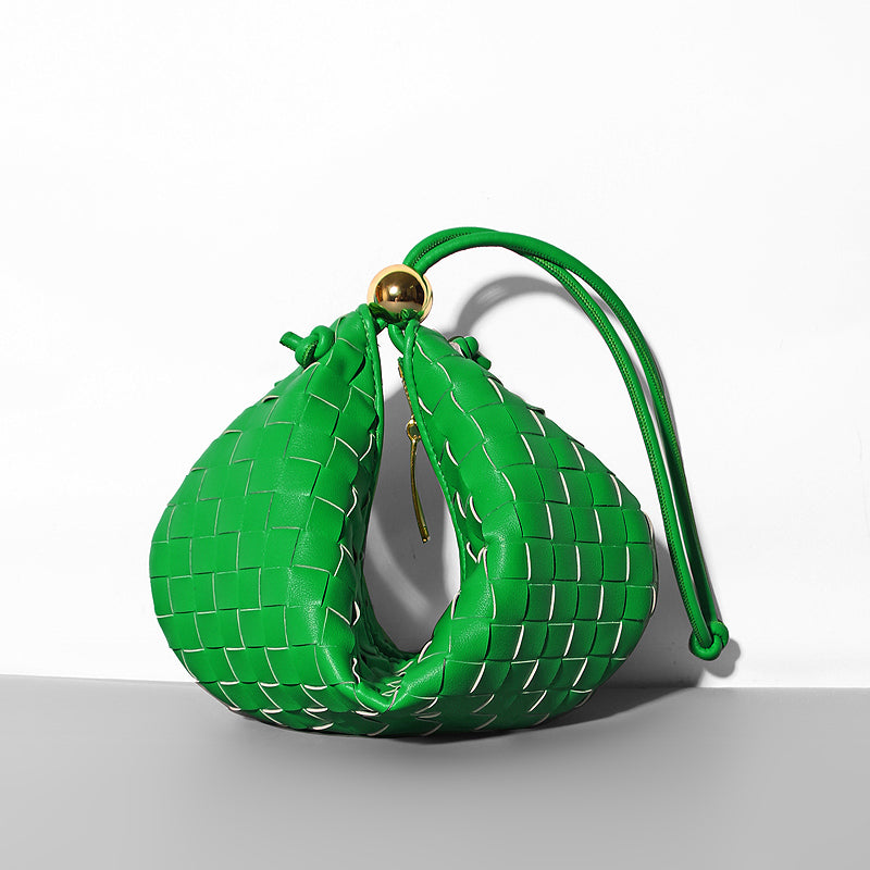 Small Golden Ball Woven Travel Bag