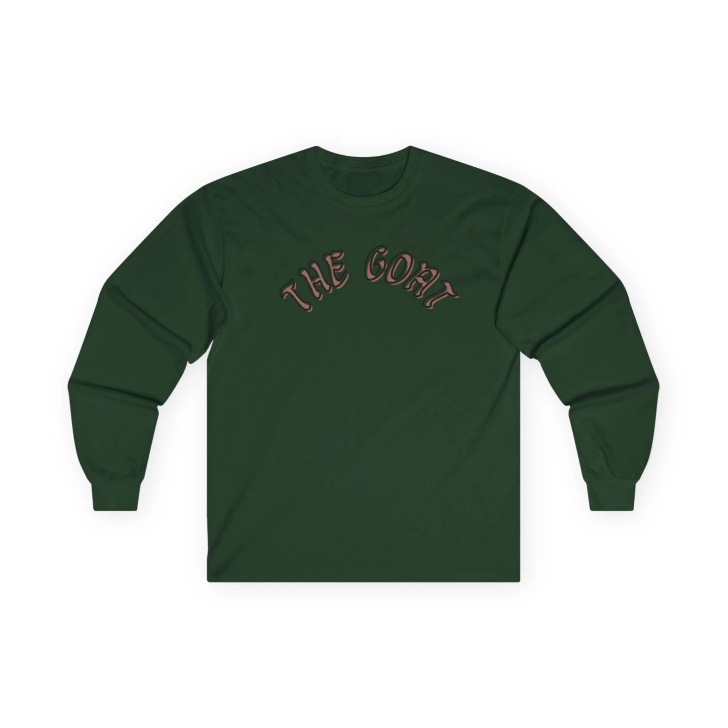 The GOAT Unisex Long Sleeve Tee, Casual Wear, Perfect for Sports Fans, Gift for Him or Her, Iconic Statement Shirt
