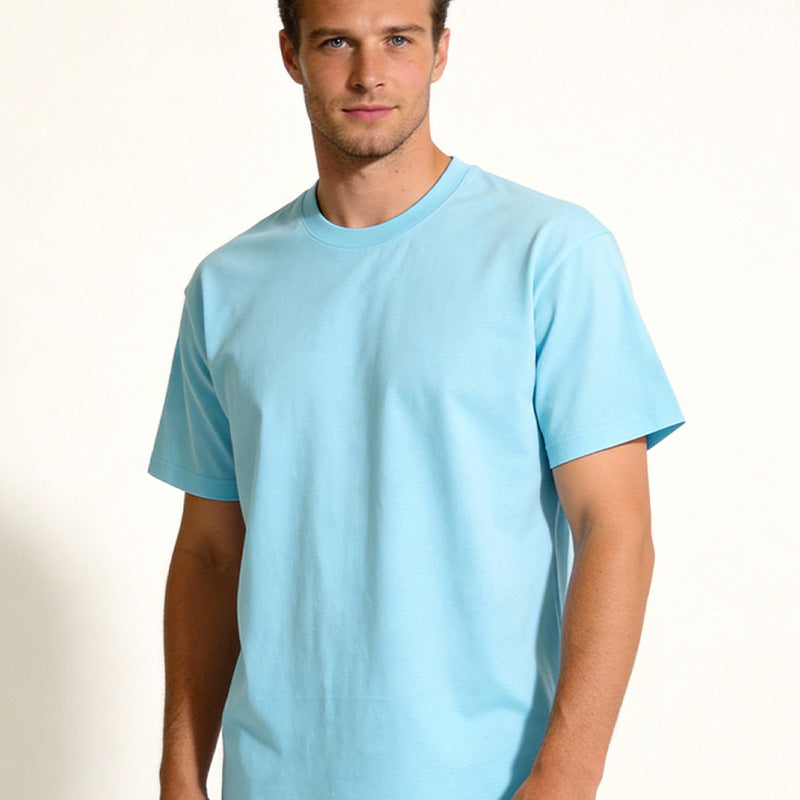 Cotton T-shirt ColorfulUnisexSolid Color