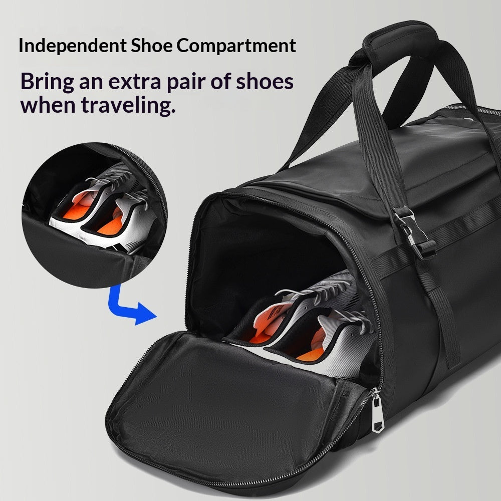 Outdoor Leisure Luggage With A Separate Shoe Compartment Multi-functional Travel Bag