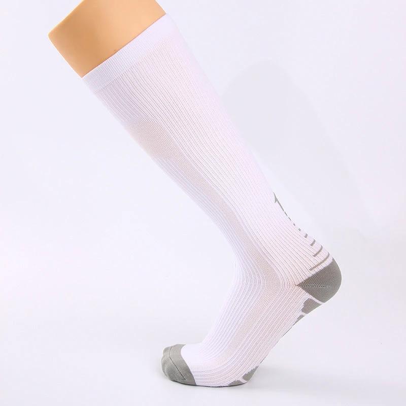 Men's Sports Multi-color Gradient Long Tube Compression Socks