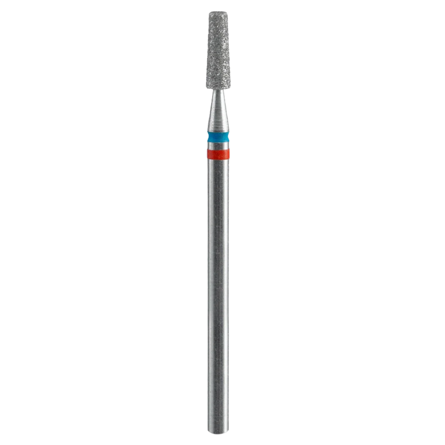 STALEKS Diamond Nail Drill Bit DUO Frustum FA70RB025/8, Red-Blue, 2.5/8mm