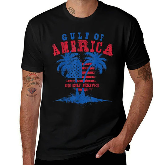 Camiseta sin etiqueta con diseño patriótico del Golfo de EE. UU.