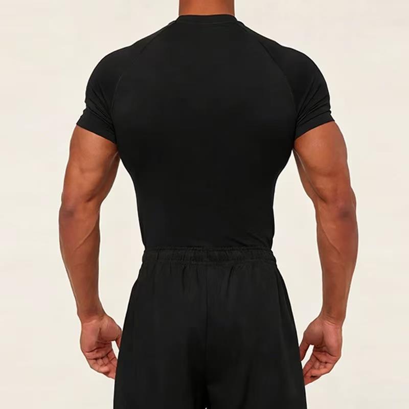 Men's Short-sleeve Quick-drying Breathable Fitness Compression Shirt