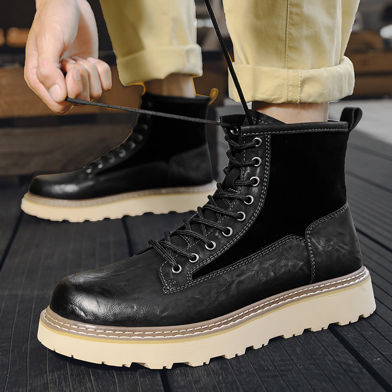 Men's Trend High-top British Style Working Boots