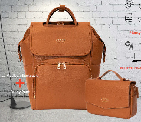 Multifunctional Large Capacity PU Backpack
