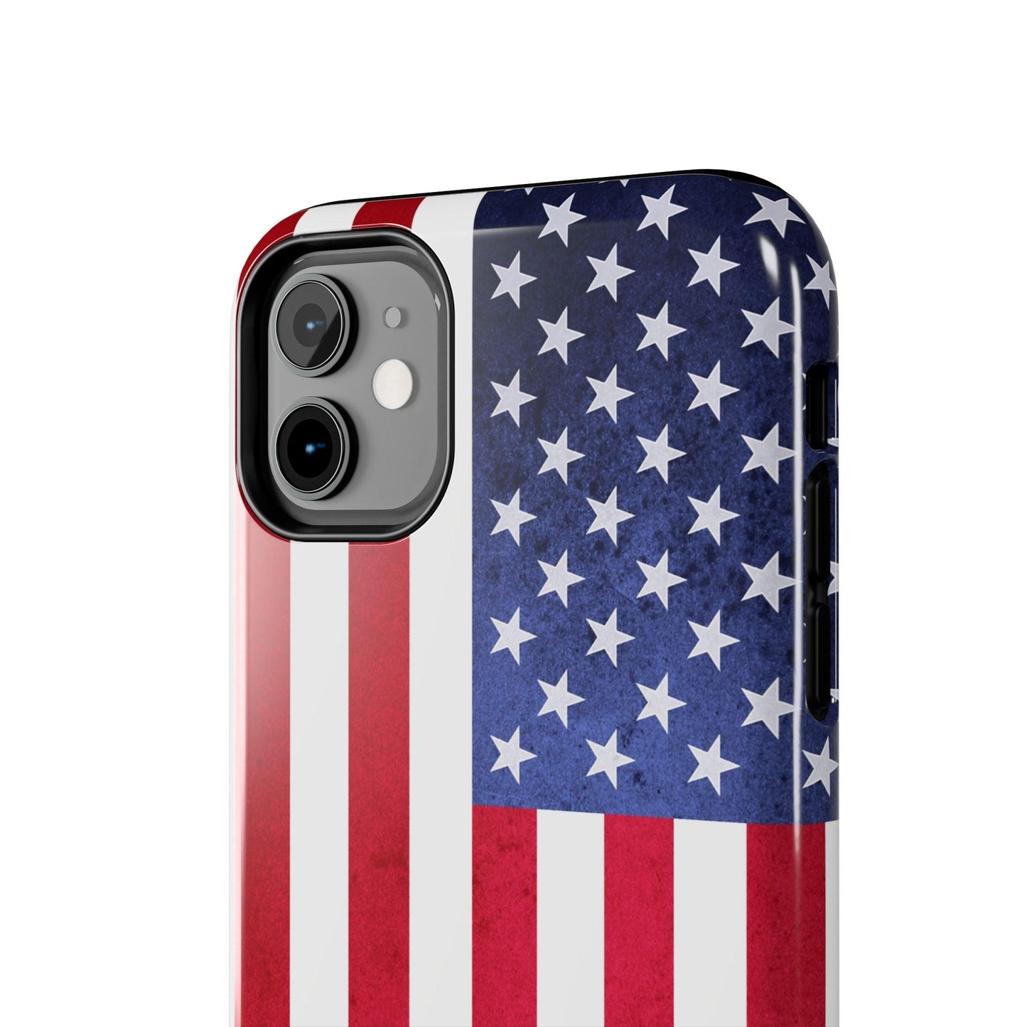USA Flag Printed Tough Phone Cases