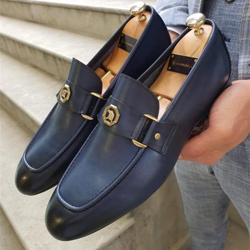 Men's British Style Polished Loafers