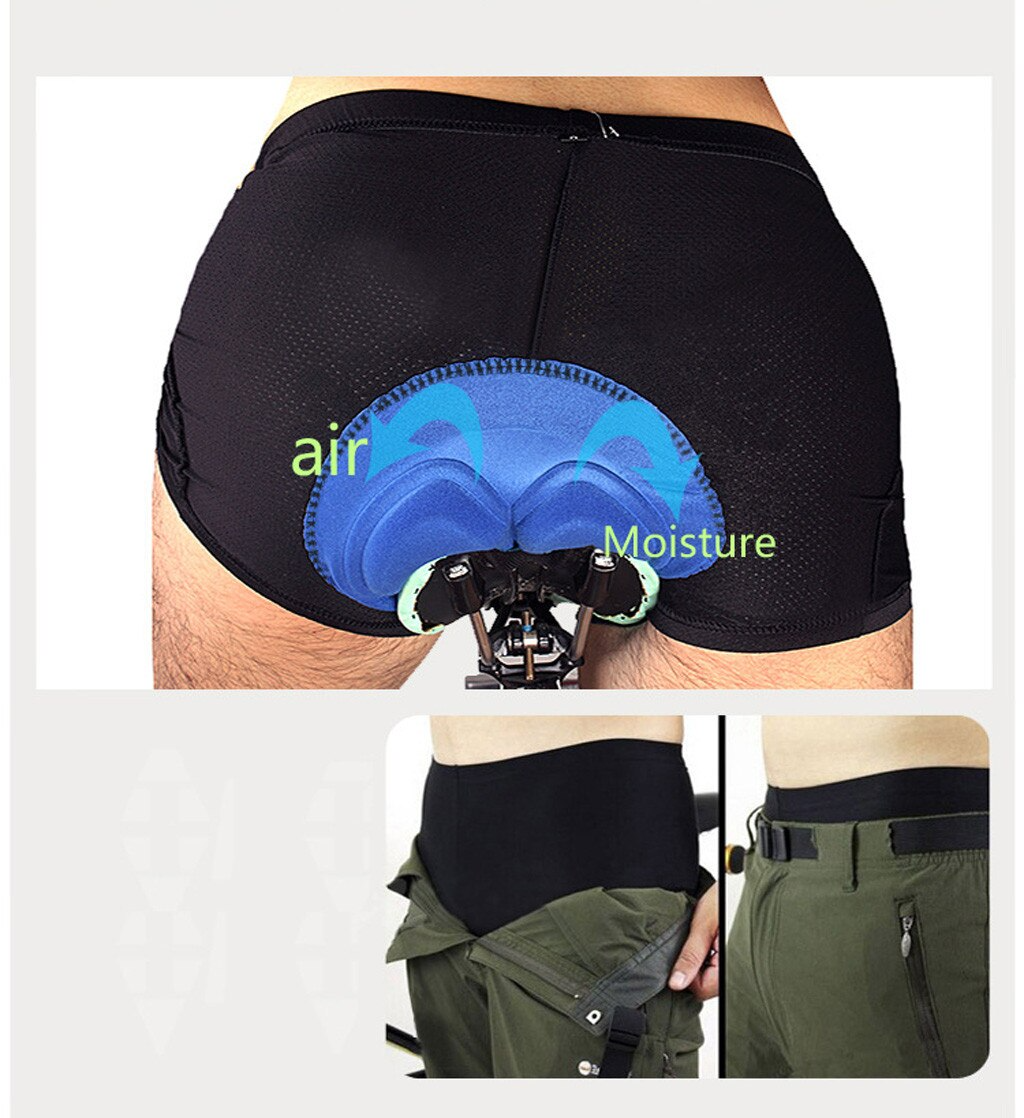 Pantalones Cortos de Ciclismo para Hombre y Mujer con Gel de Esponja