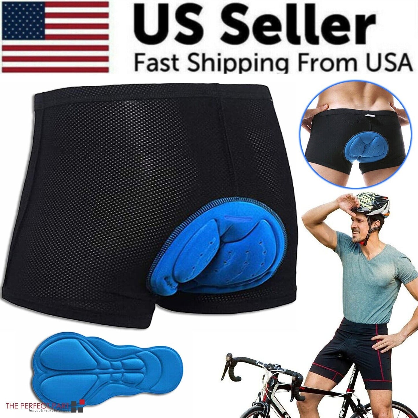Pantalones Cortos de Ciclismo para Hombre y Mujer con Gel de Esponja