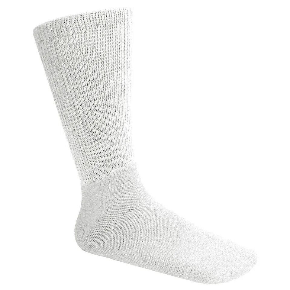 Wholesale Bulk Mens Diabetic Crew Socks Health Circulatory Size 9-11,10-13,13-15