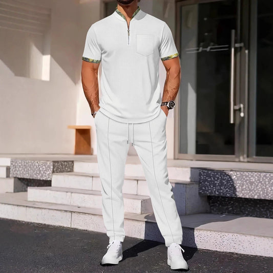 Traje deportivo casual para hombre a juego de colores