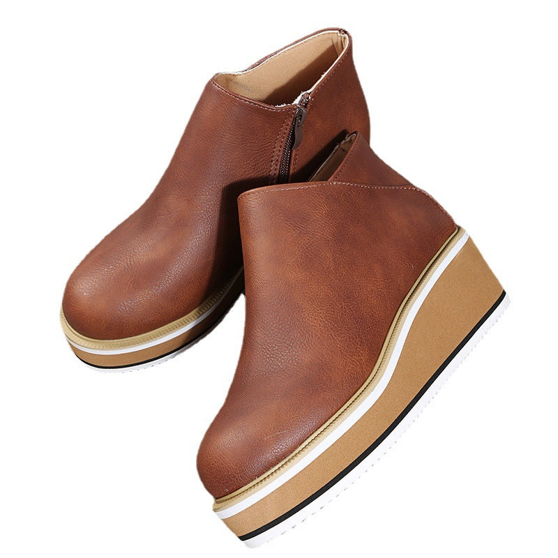 Women's Chunky Block Heel Ankle Boots