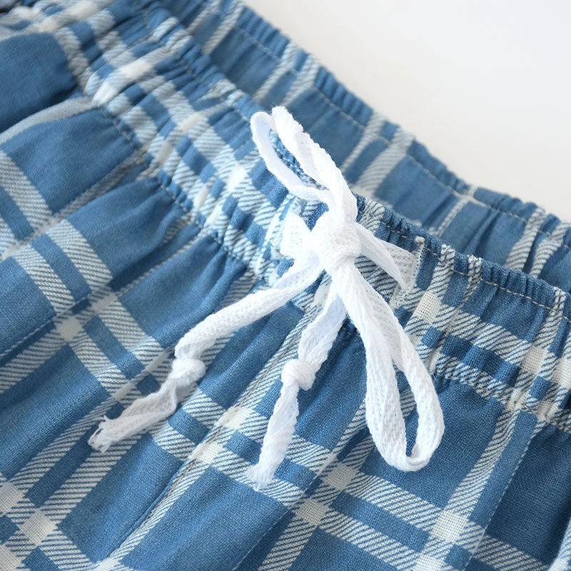 Cotton Cropped Pants Loose Casual Pajama Shorts Summer