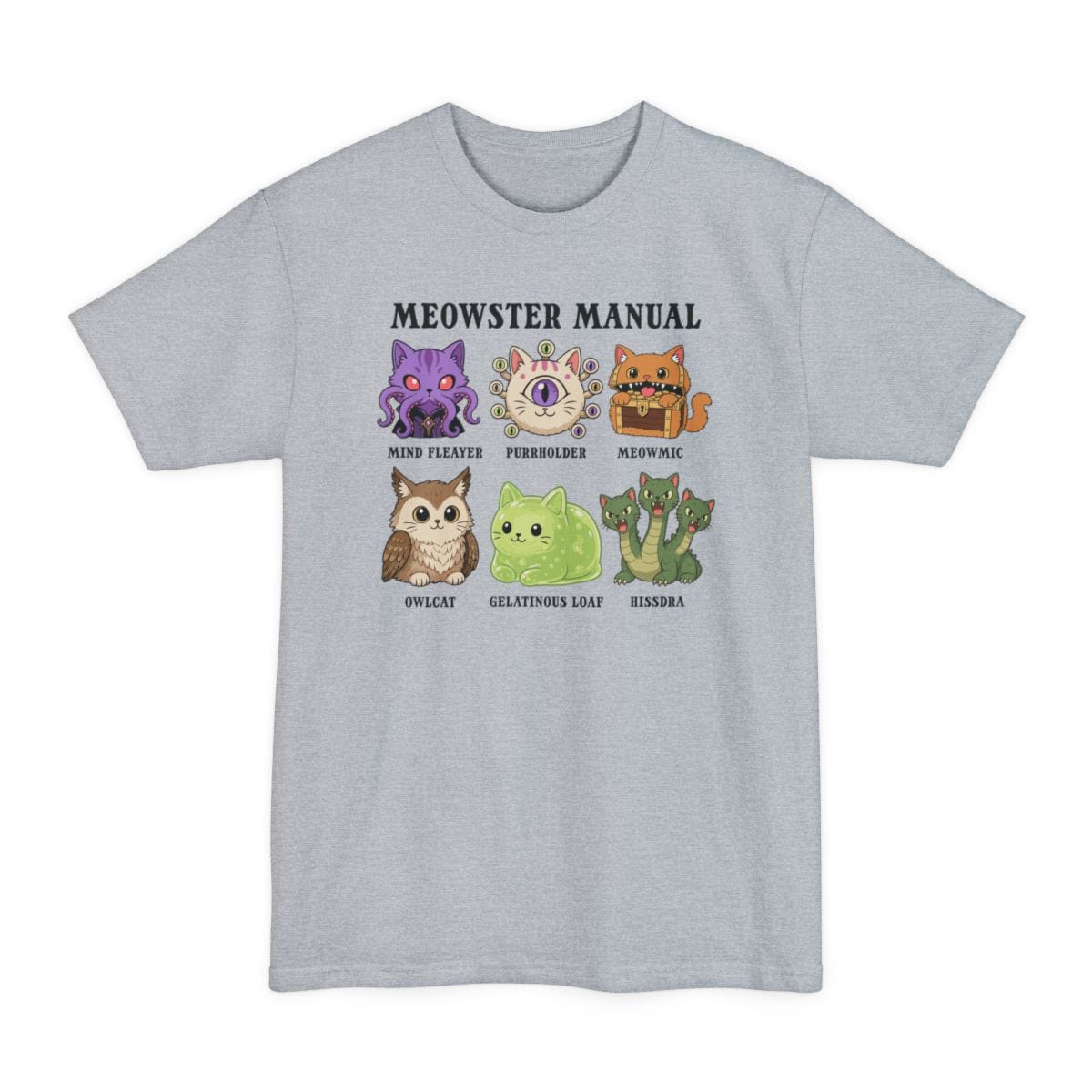 Meowster Manual Tall T-Shirt