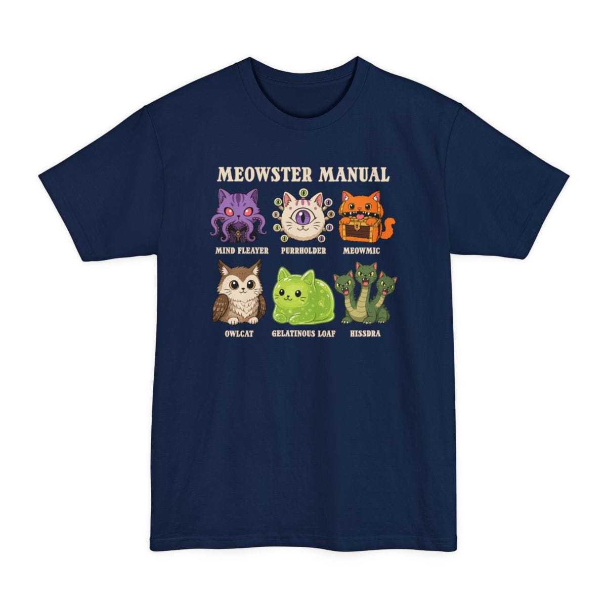 Meowster Manual Tall T-Shirt