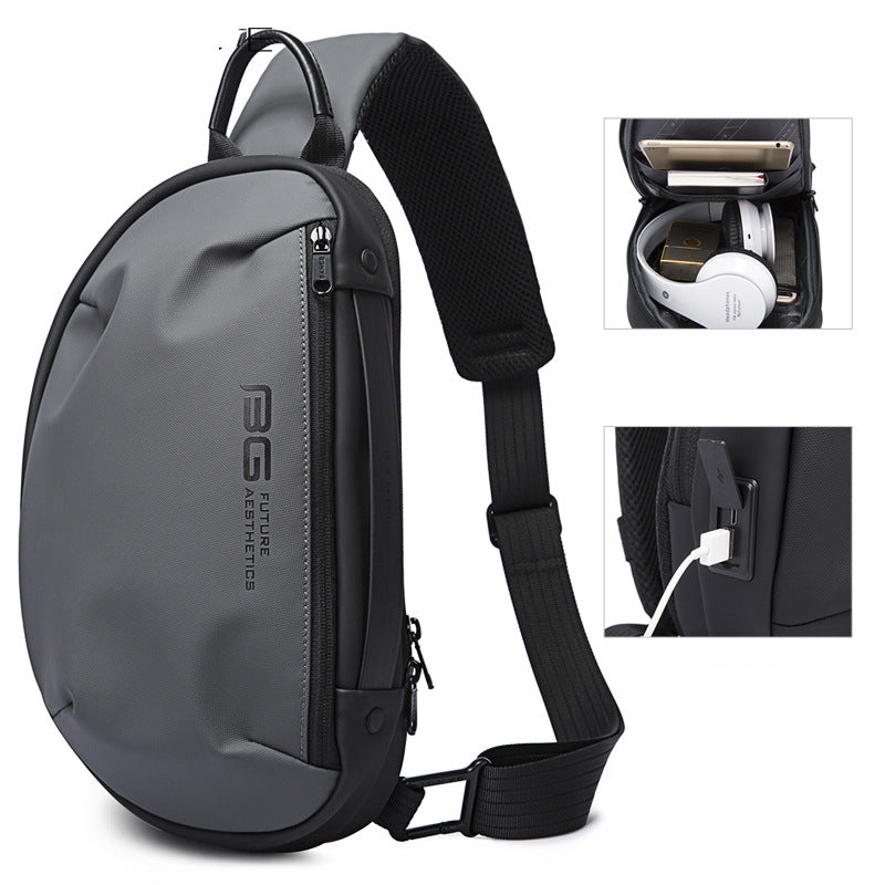 Men's Casual Waterproof Shoulder Chest Bag Shoulder Bag