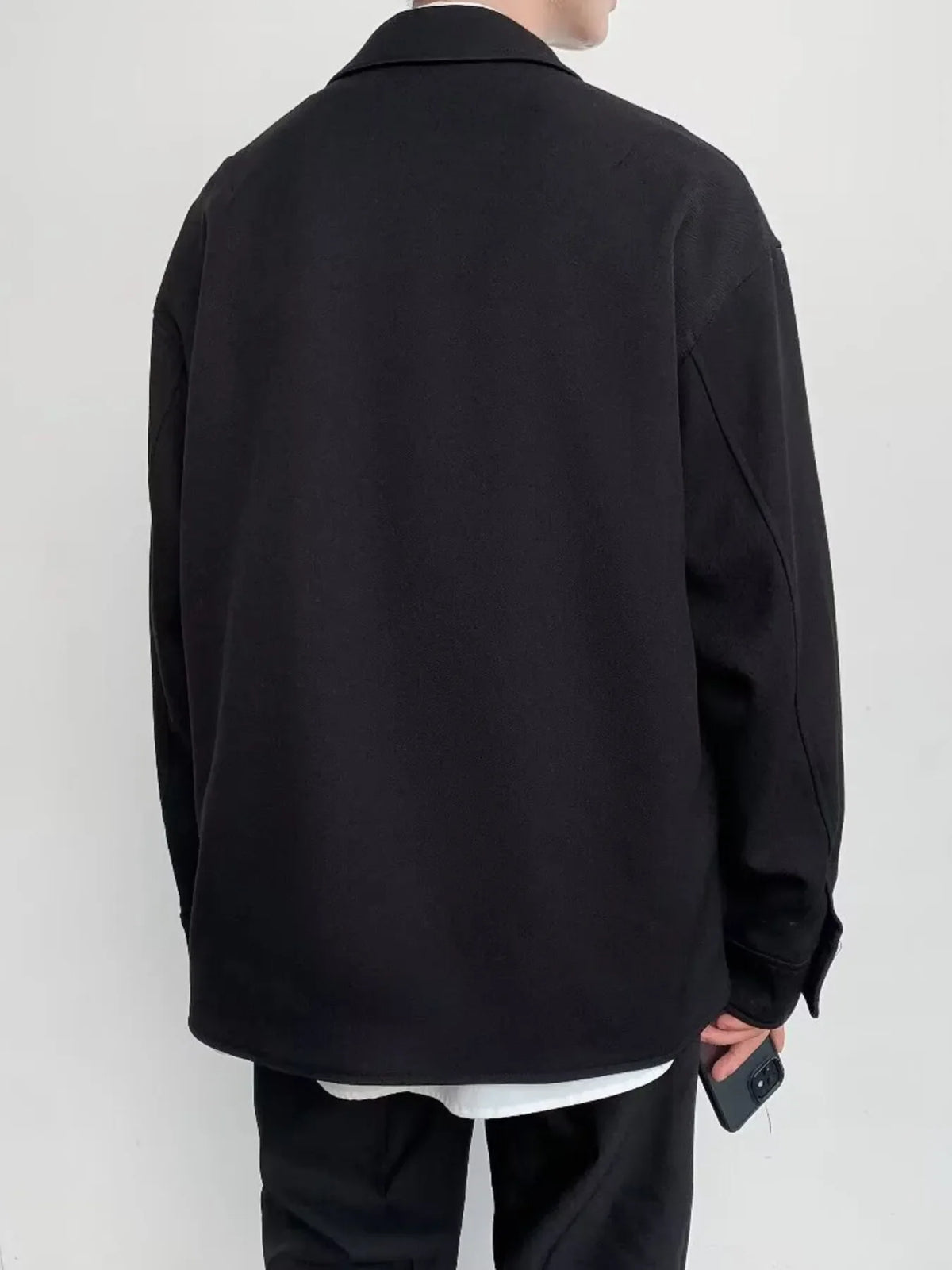 Men's Casual Button-Down Jacket