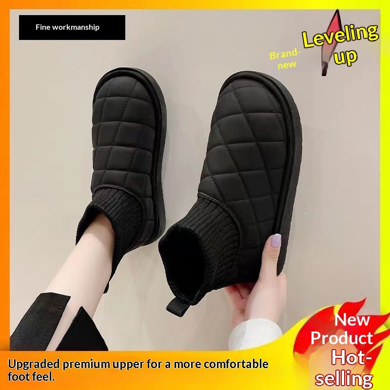 Womens Snow Boots, Non-slip, Fleece-lined Shoes
