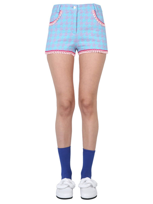 Moschino Women Houndstooth Shorts