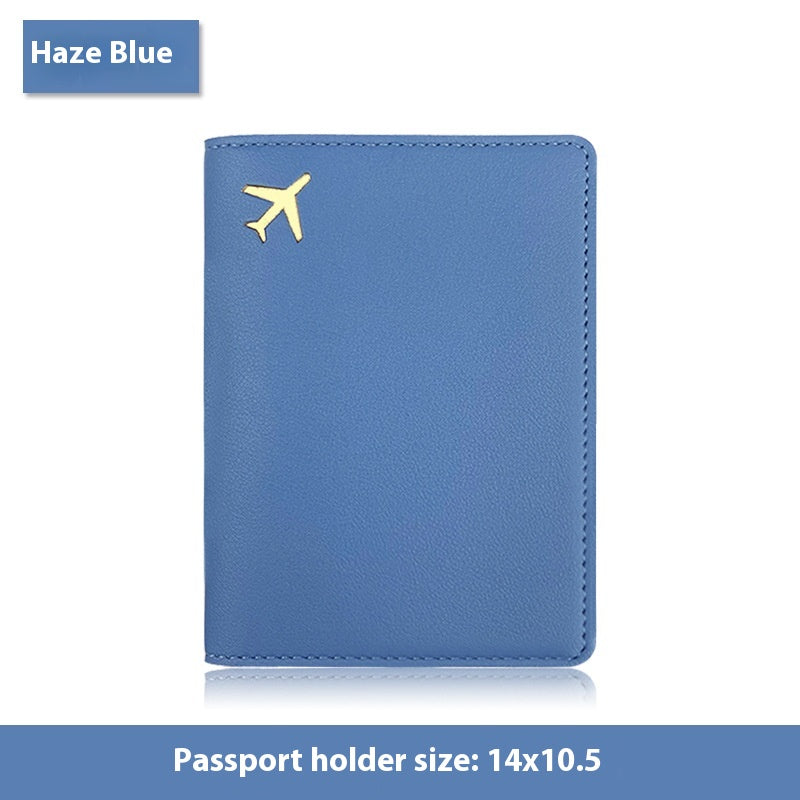 Multifunctional Id Bag Pu Leather Passport Cover
