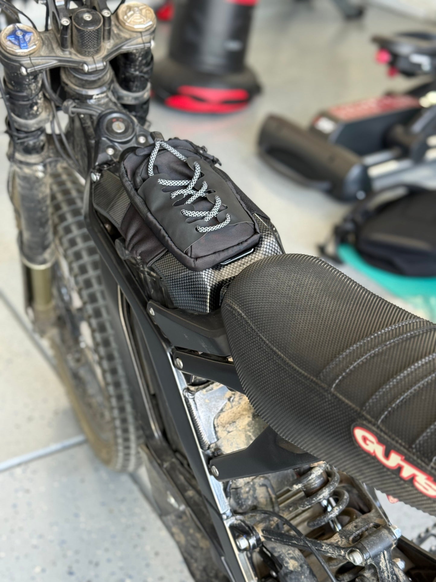 Bolsa de almacenamiento para batería/sillín de bicicleta eléctrica