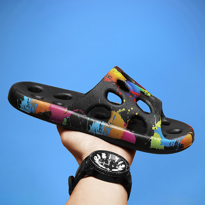 Plus Size Colorful Slippers See size chart under “more details”