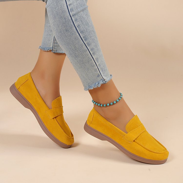 Casual Suede Loafer Flats