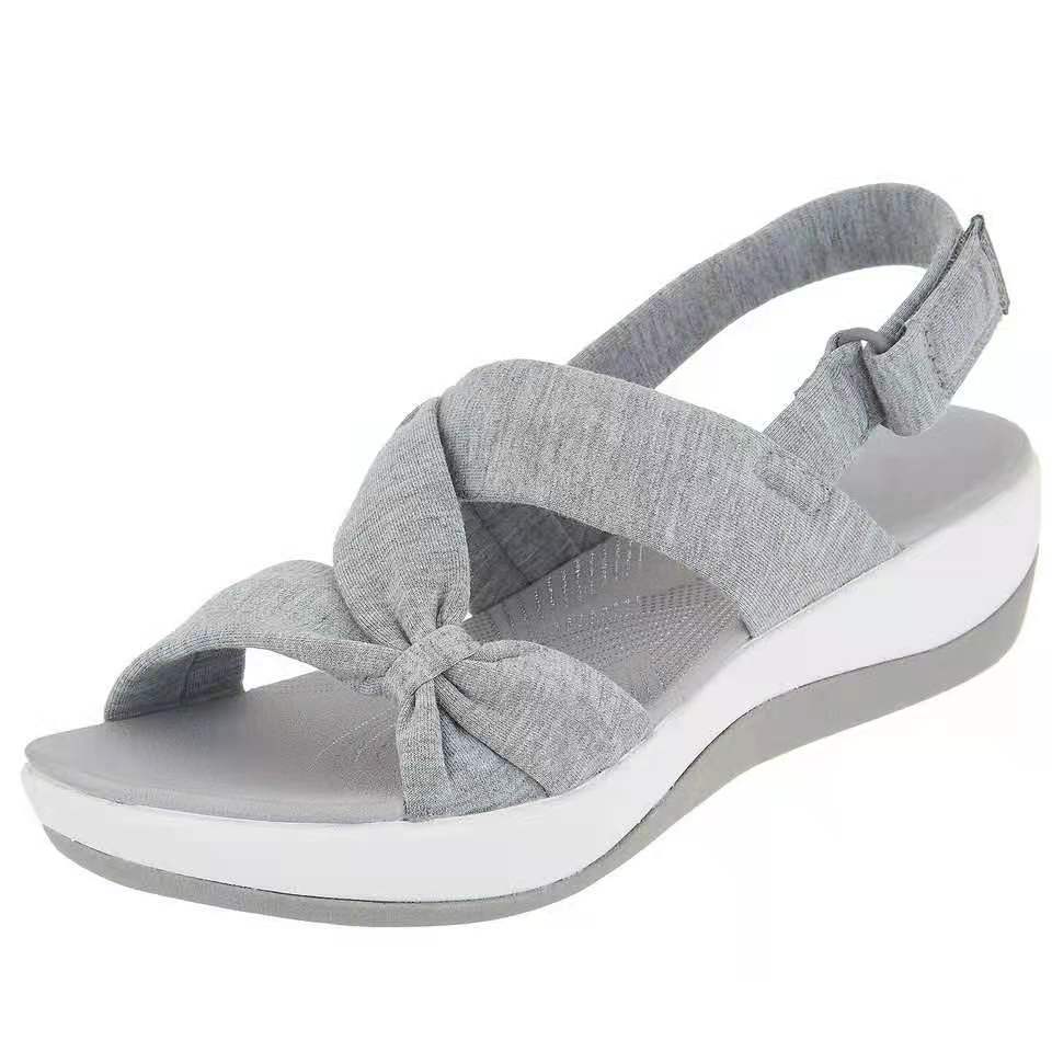 Simple Fish Mouth Trifle Sole Sandals