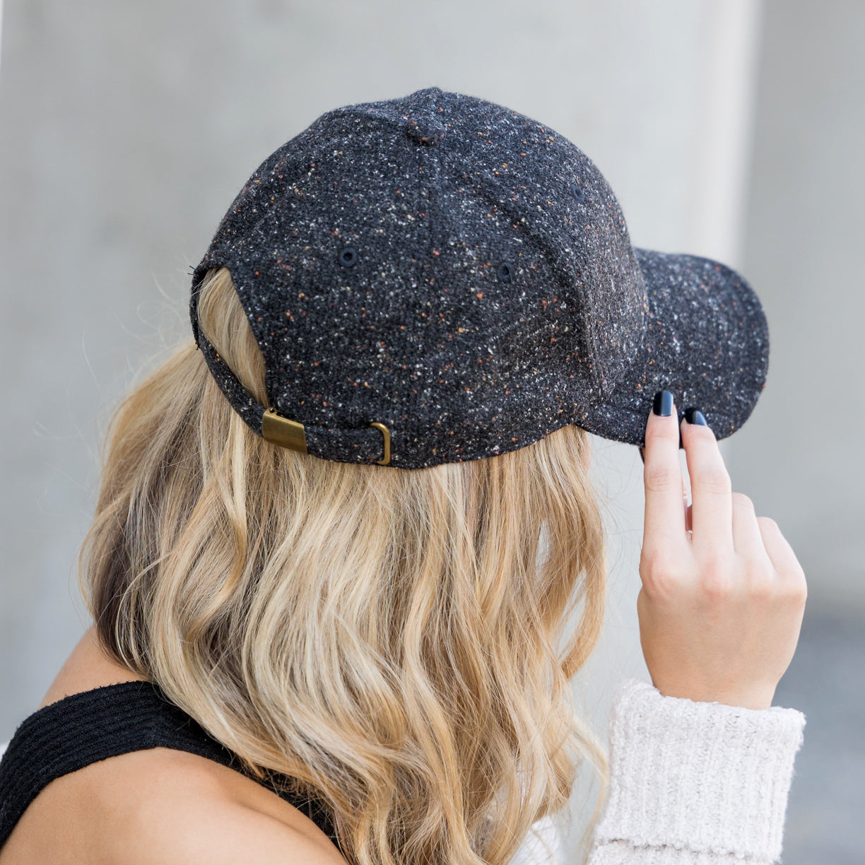 Gorras de otoño de tweed