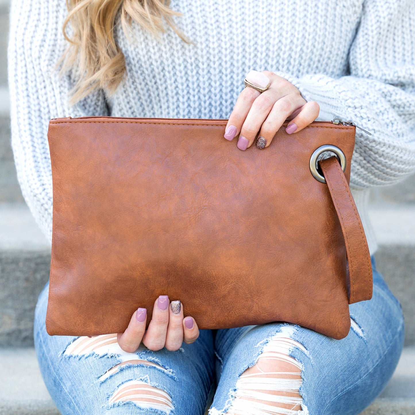 Clutch de uso diario extragrande