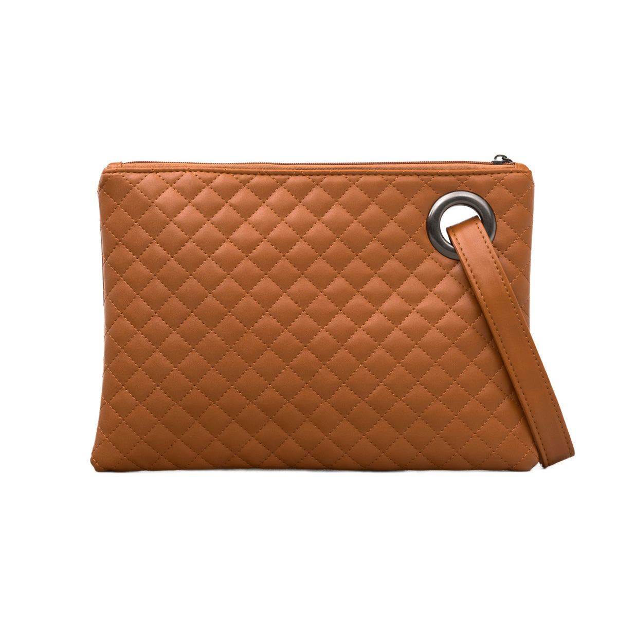 Cartera de mano acolchada