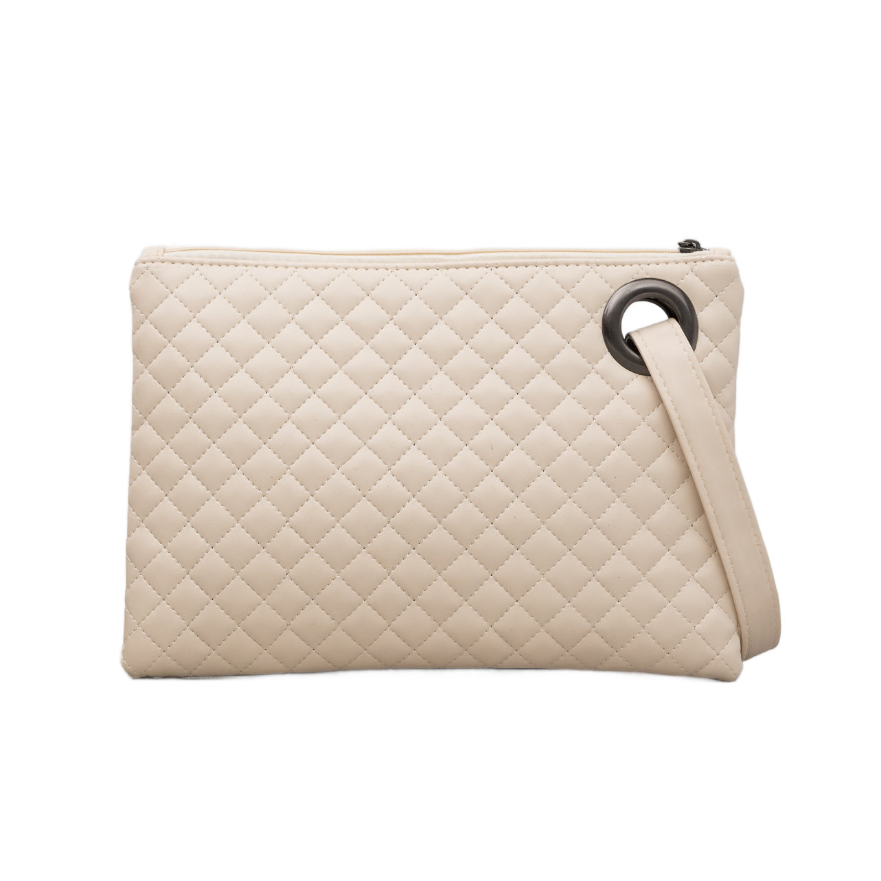 Cartera de mano acolchada