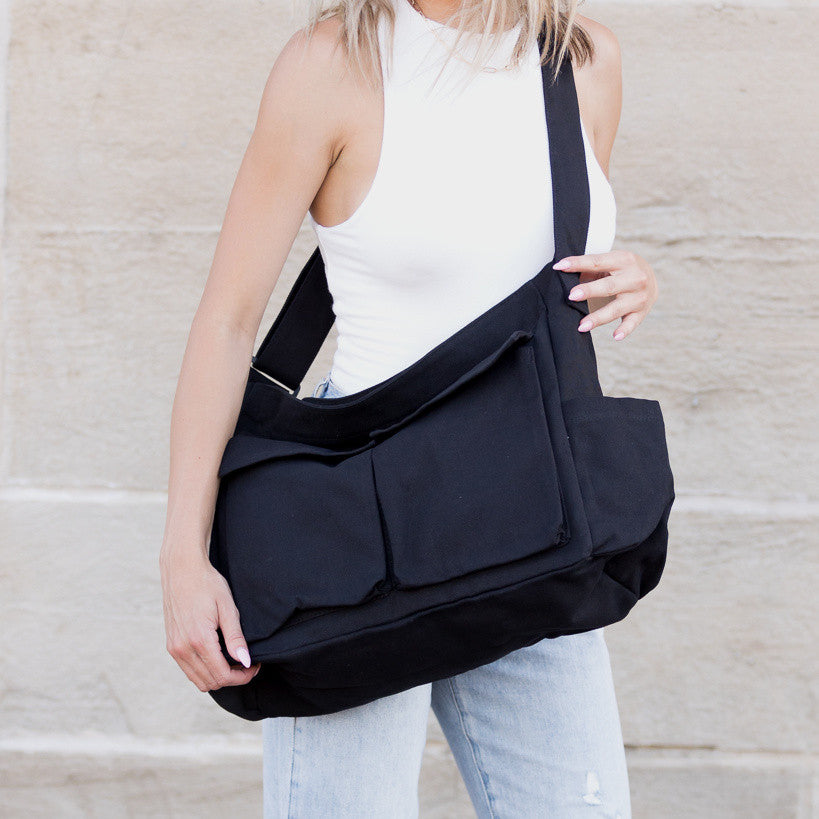 Bandolera de lona oversize Nova