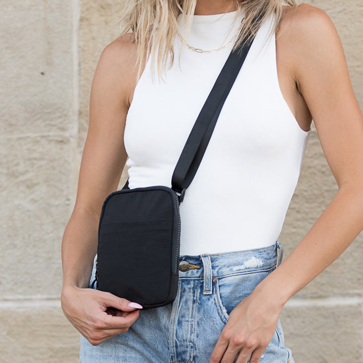 Bandolera con monedero extraíble Eva