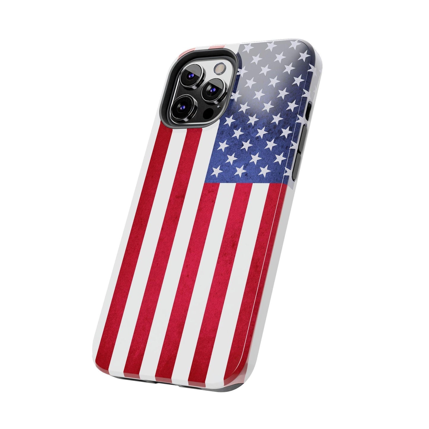 USA Flag Printed Tough Phone Cases